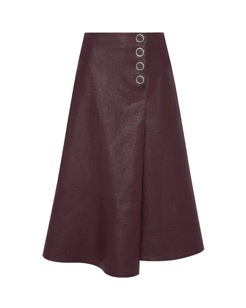Faux Leather Skirt