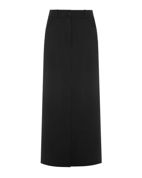 Twill Pencil Skirt