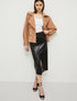 Biagio Faux Leather Skirt