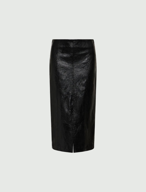 Biagio Faux Leather Skirt