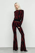 Jacquard Flared Pant