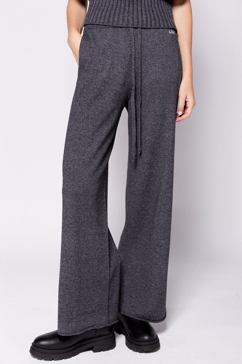 Liviana Conti Cachemire Flare Pant Dark Grey - Surplustore